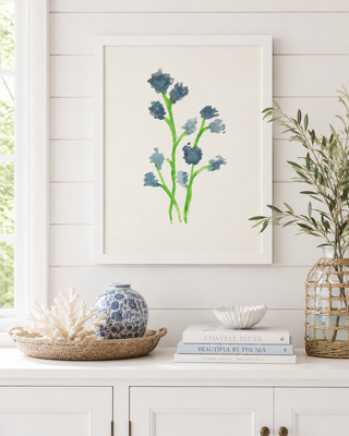 Bundle of Grey Blue Flowers
