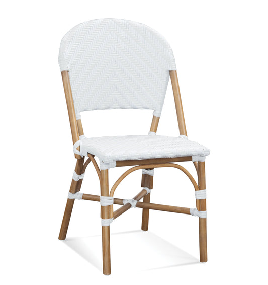 Rattan and Bamboo Dining Chair