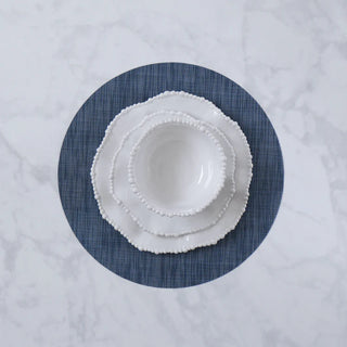 Set of 4 VIDA Round Woven Placemats
