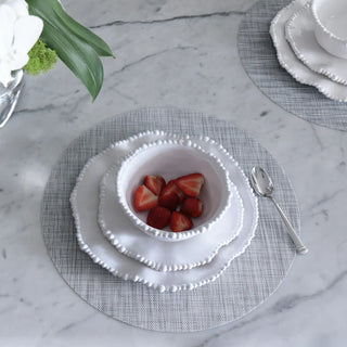 Set of 4 VIDA Round Woven Placemats
