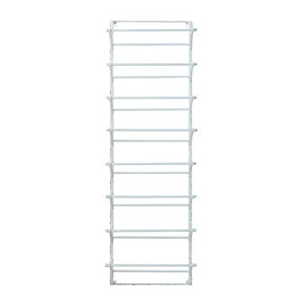 Metal 8-Tier Wall Rack, White ***