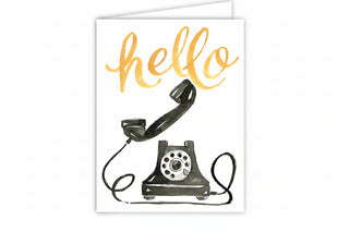 Hello Vintage Telephone Card
