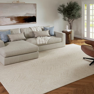 Nevaeh Transitional Chevron Indoor Area Rug
