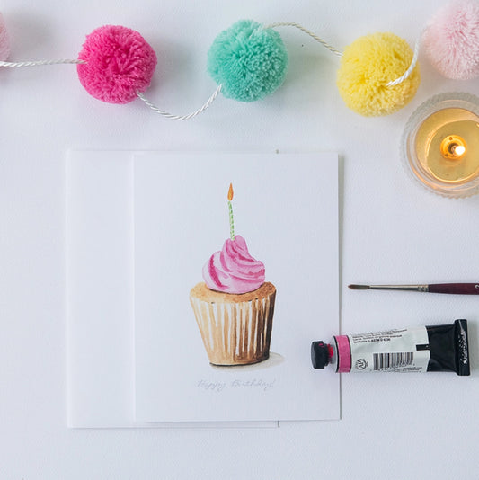 Cupcake Birthday Card