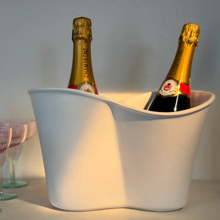 VIDA Nube Double Ice Bucket   White
