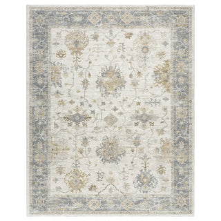 Elara Damask Farmhouse Indoor Area Rug
