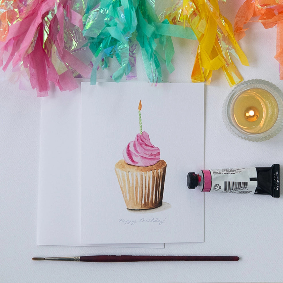 Cupcake Birthday Card