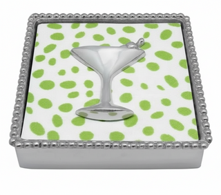 Cocktail Beaded Napkin Box
