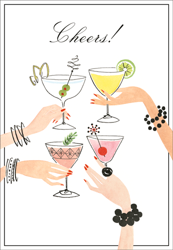Cheers Cocktails Eday N Size-Birthday