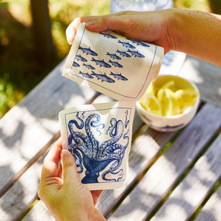 Coastal Cocktail Napkin Roll
