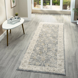 Elara Vintage Damask Indoor Area Rug
