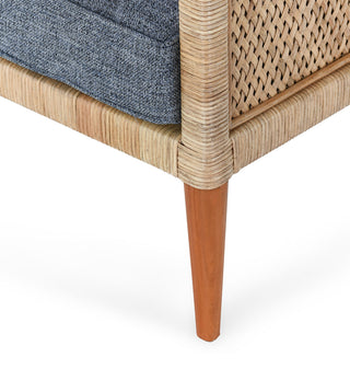 Kaitlin Accent Chair Natural/Blue
