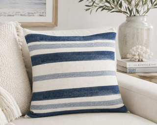 CA Seiano Ivory/Blue 22x22

