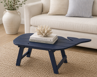 Wooden Table, Whale
