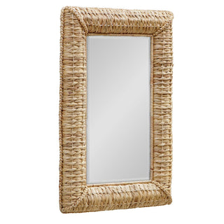 Twisted Seagrass Rectangular Mirror
