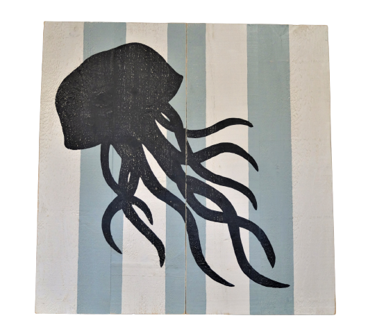48x48 2 Panel Jellyfish YB/White MTGB Image