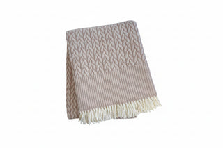 Classic Cable with Border Pattern Throw
