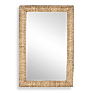 Twisted Seagrass Rectangular Mirror
