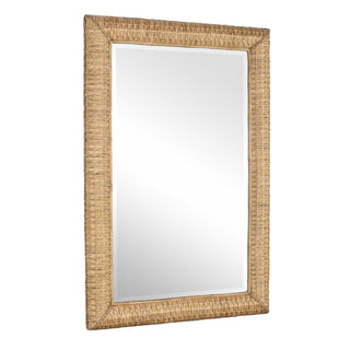 Twisted Seagrass Rectangular Mirror
