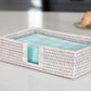 Rattan Napkin Holder with Cutout