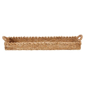 Hand-Woven Seagrass Tray w/ Handles
