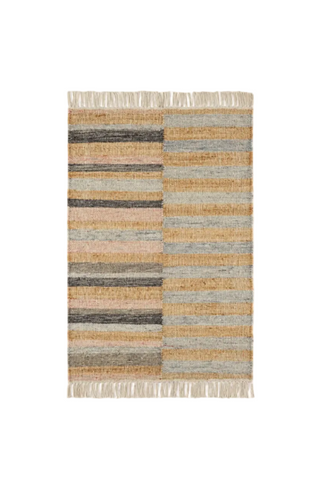 Ravel Stripe Handwoven Wool Rug
