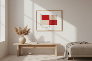 Nautical Flag "U"   20" x 16"
