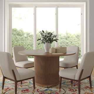 Rylee Transitional Solid Indoor Dining Table
