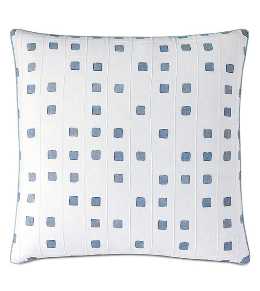 Persea Pintuck Decorative Pillow 24x24