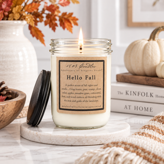 Hello Fall 14oz Jar Candle
