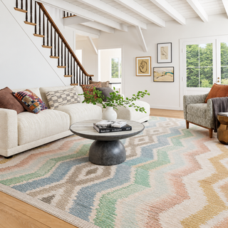 Chevron Machine Washable Rug

