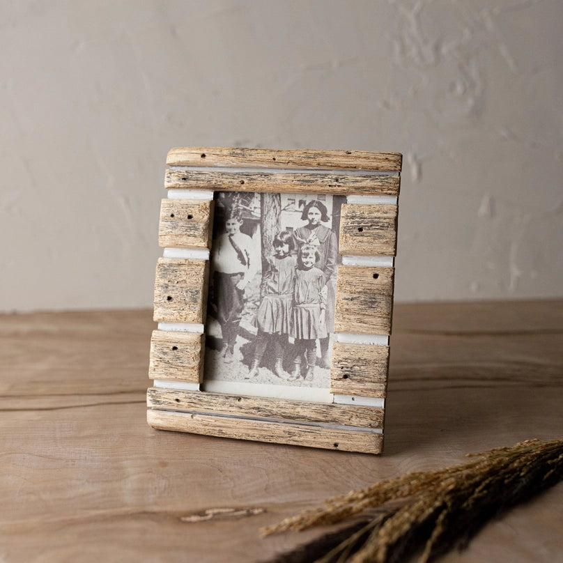 Turner 4x6 Photo Striped Driftwood Picture Frame Wood