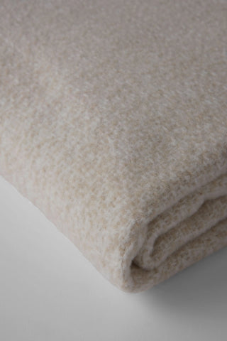 Tweed Weave Throw with Fringe
