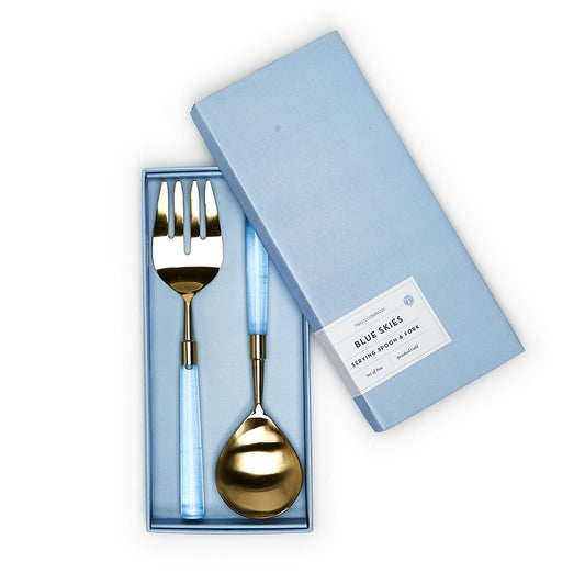 Blue Skies Serving Pieces in Gift Box