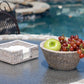 Rattan Napkin Holder with Cutout