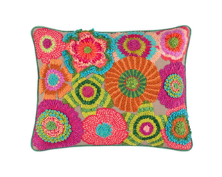Bramble Embroidered Decorative Pillow
