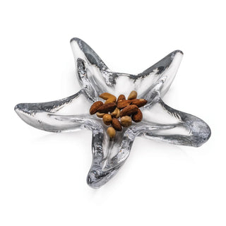 Starfish Sauce Dip Dish Silver
