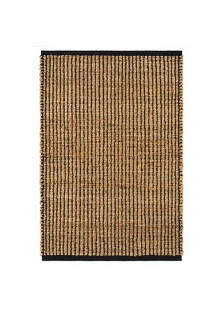 Gridwork Handwoven Jute Rug
