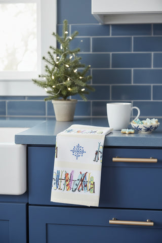 Winter Sports Kitchen Towel
