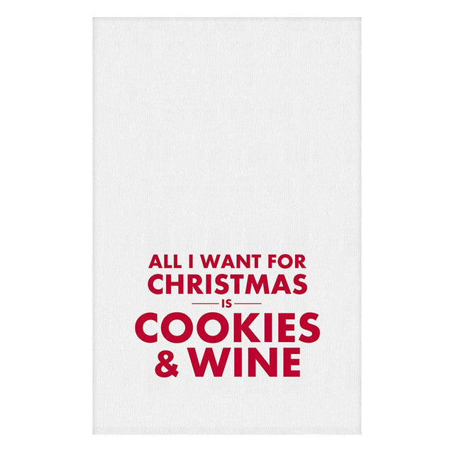 Cookies & Wine Kitchen Towel