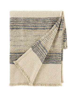 Cielo Stripe Blue Throw

