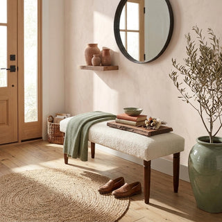 Robledo Contemporary Solid Indoor Accent Bench
