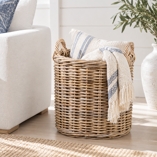 Mona Round Rattan Basket   Small
