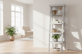 White Samuel Ladder Shelf

