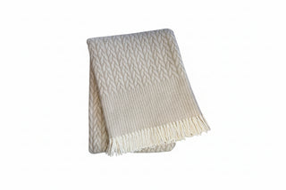 Classic Cable with Border Pattern Throw

