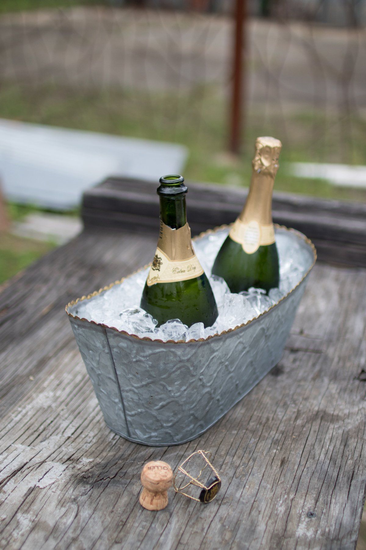 Boat Planter with Brass Ruffles ***