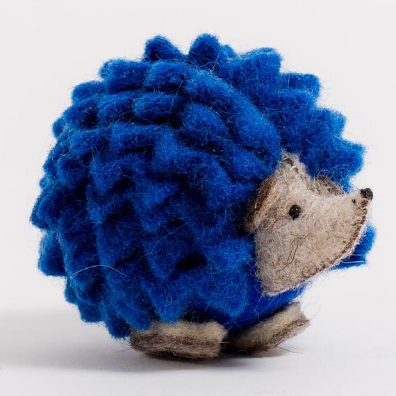 In My Garden Blue Hedgehog Ornament ***