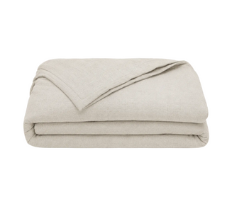 Stone Washed Linen Duvet Cover   Natural
