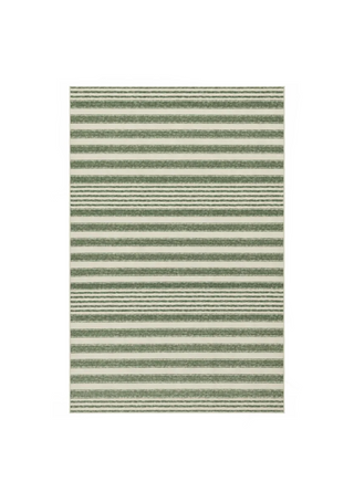 Vion Coastal Striped Machine Washable Rug
