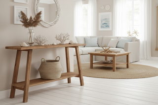 Wood Console Table

